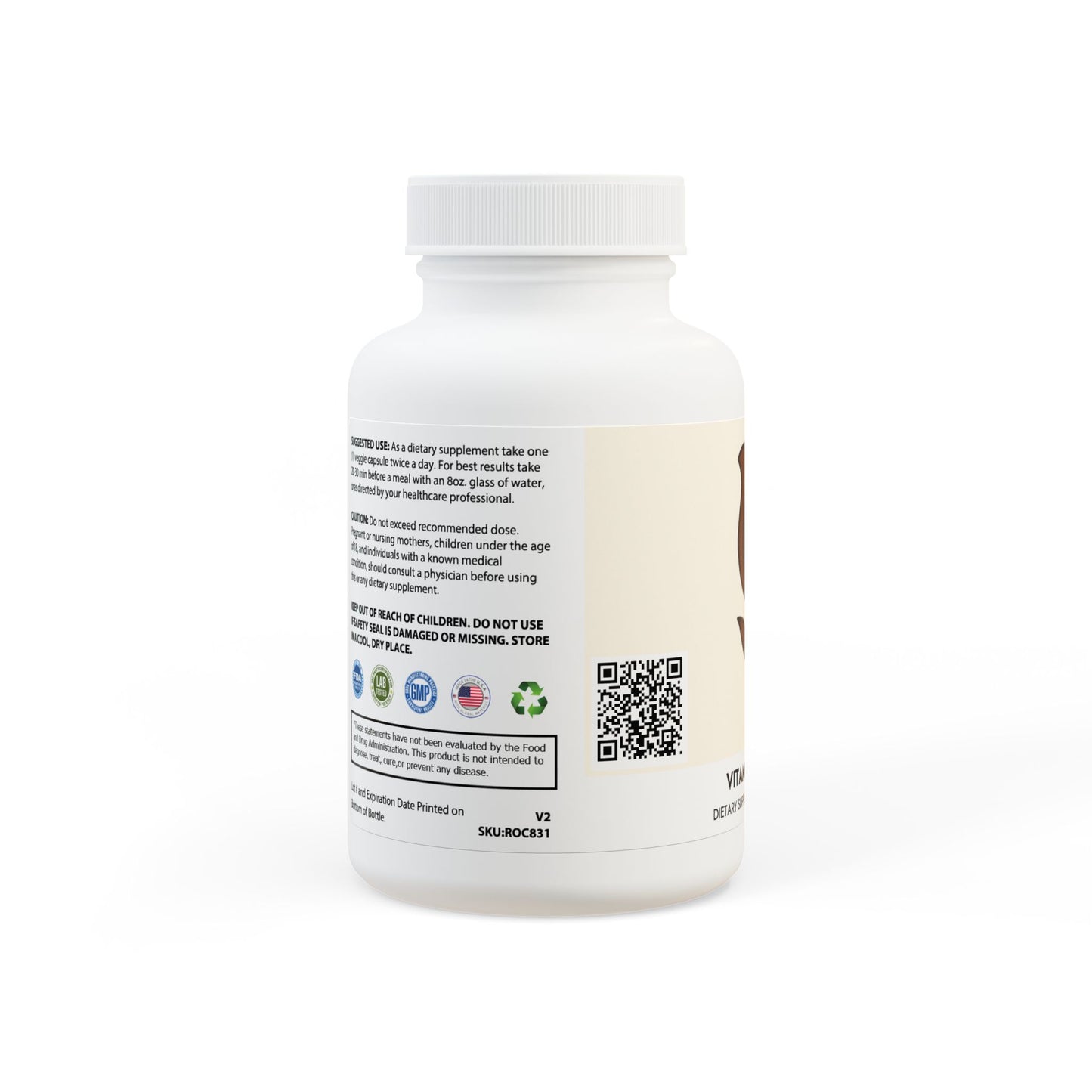 Vitamin K2 + D3 Supplement (60 Capsules)