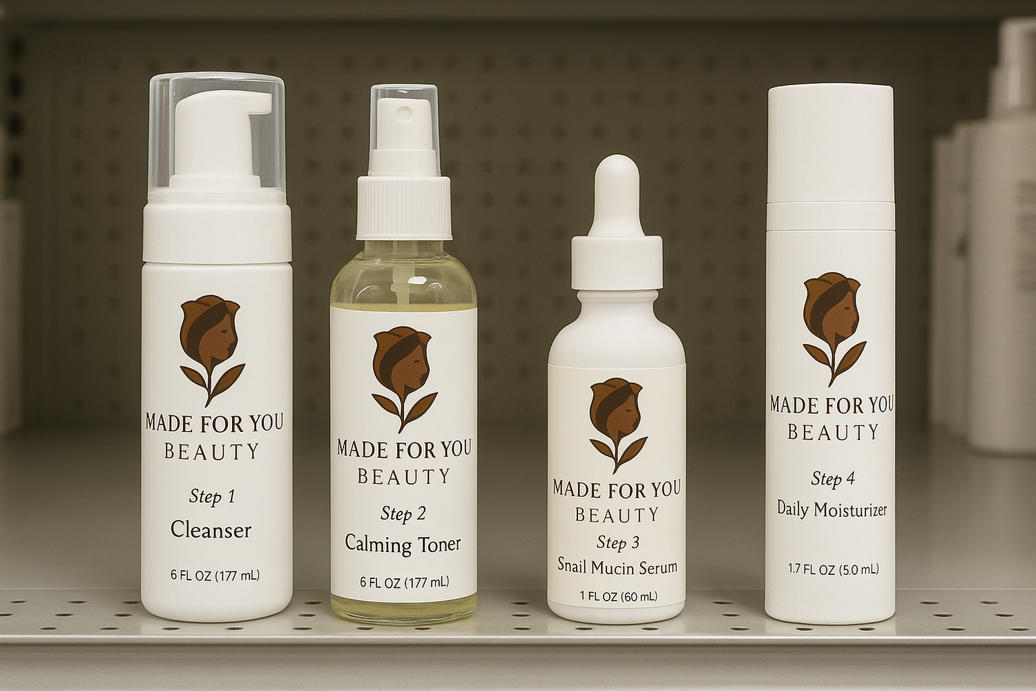 4 Step face treatment