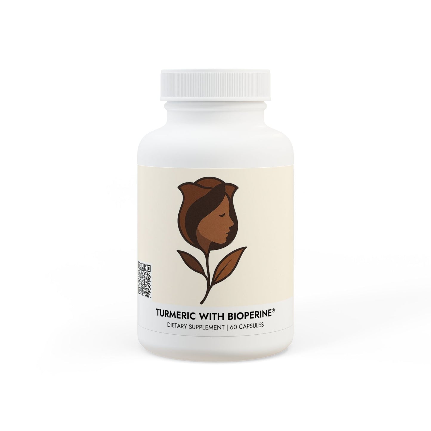 Turmeric with BioPerine® (Black Pepper Fruit Extract) Supplement (60 Capsules)