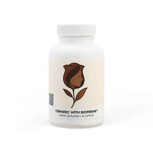 Turmeric with BioPerine® (Black Pepper Fruit Extract) Supplement (60 Capsules)