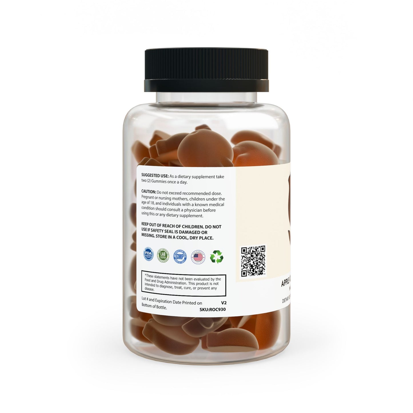 Apple Cider Vinegar Gummies (60 Gummies)