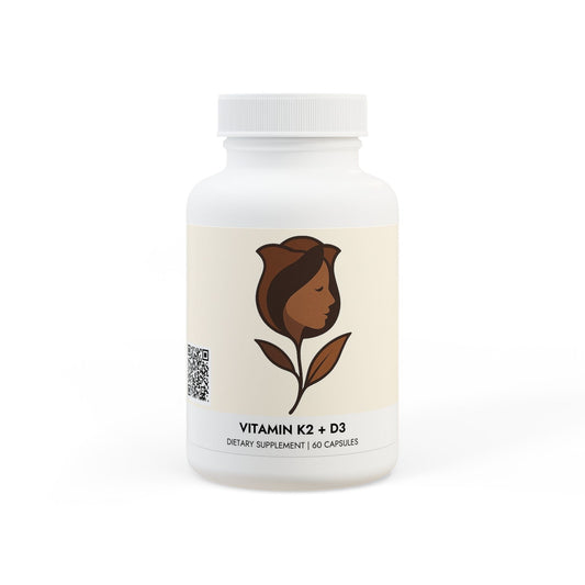 Vitamin K2 + D3 Supplement (60 Capsules)