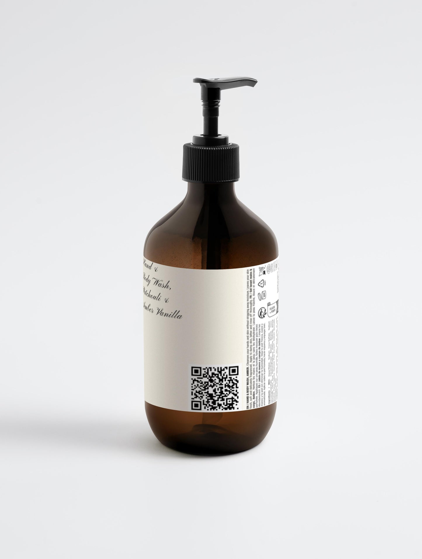 Hand & Body Wash, Patchouli & Amber Vanilla